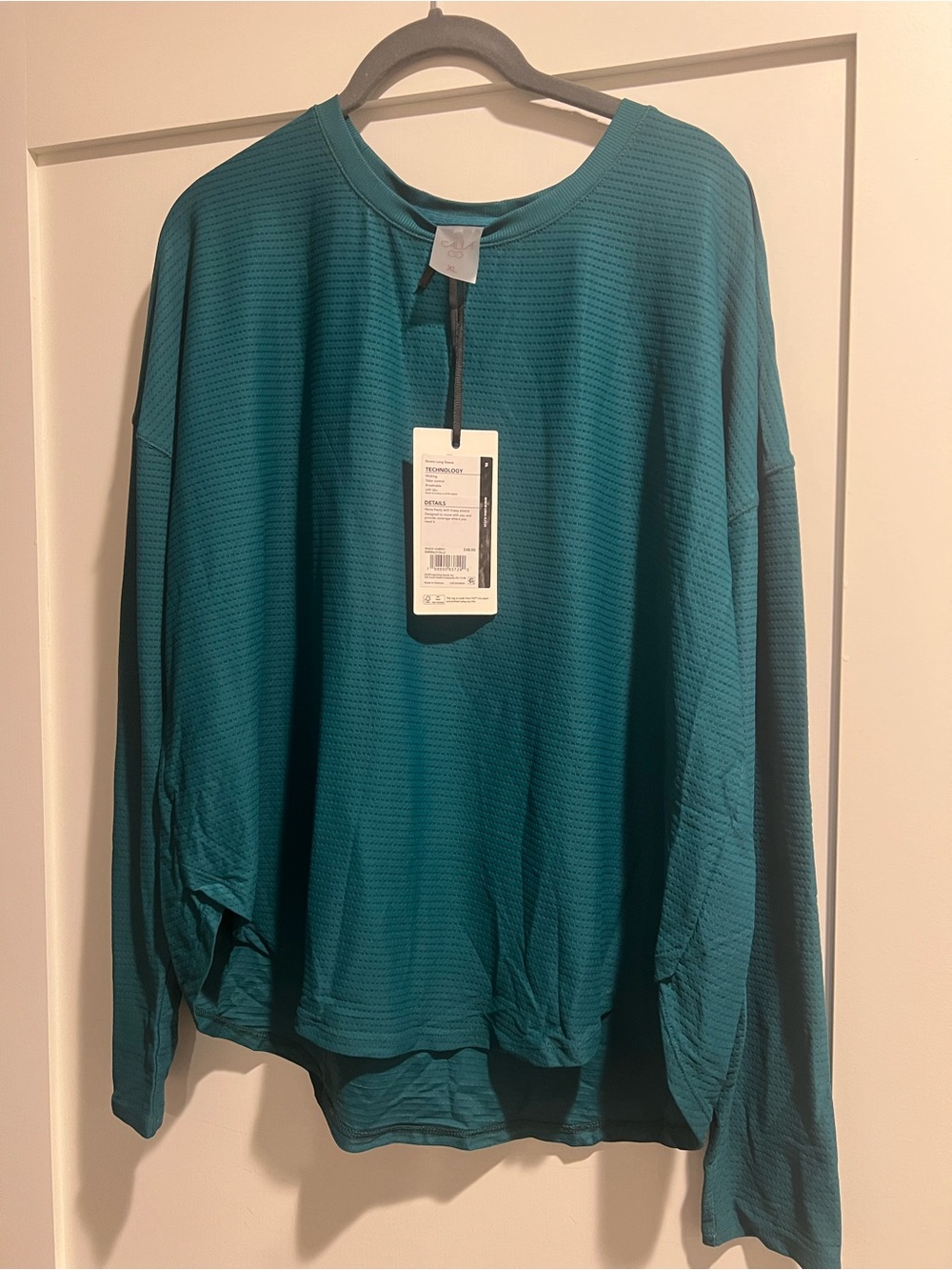 Calia “Renew” Long Sleeve Crew Neck